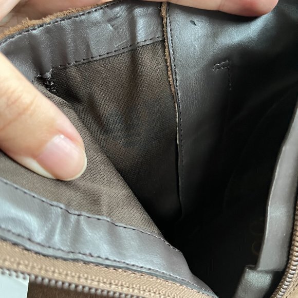 Franco Sarto Dotty Brown Leather Zip Chunky Heel Ankle‎ Booties w/ Straps… - Picture 9 of 11